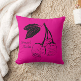 Coussin Cerises roses