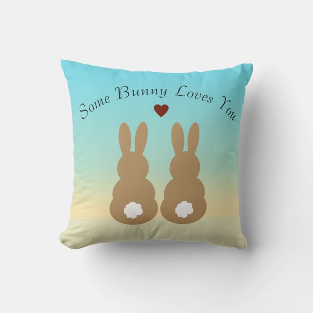 Coussin Certain Lapin T'aime (Recto)
