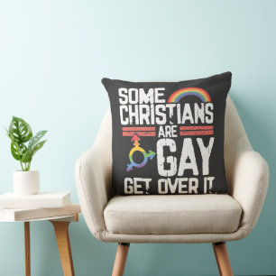 Coussin Certains chrétiens sont gays, passez à autre chose