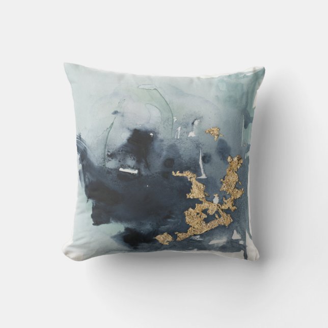 Coussin Cerulean & Or (Recto)