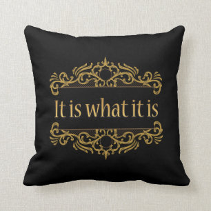 Coussin "C'est ce que c'est"