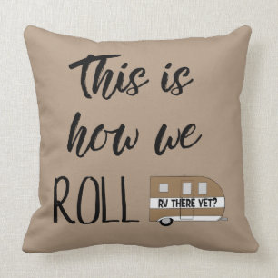 Coussin "C'est comment nous roulons "