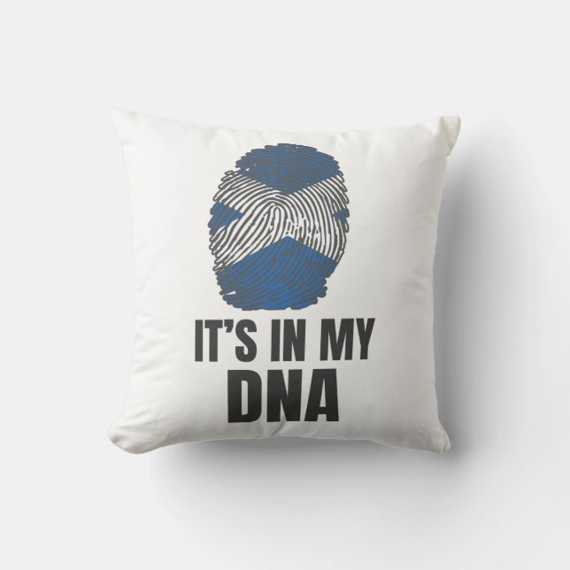 Coussin C'est dans mon ADN fier d'être de l'Écosse cadeau (Recto)