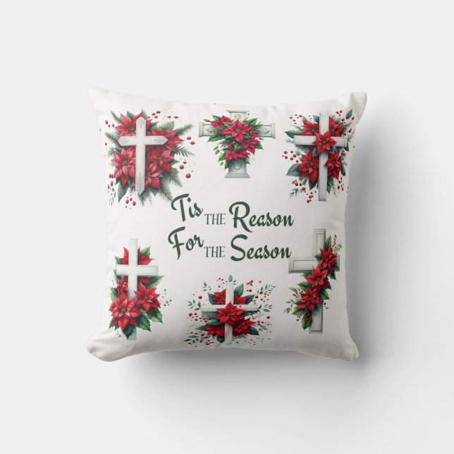 Coussin C'est la raison de la saison (Recto)