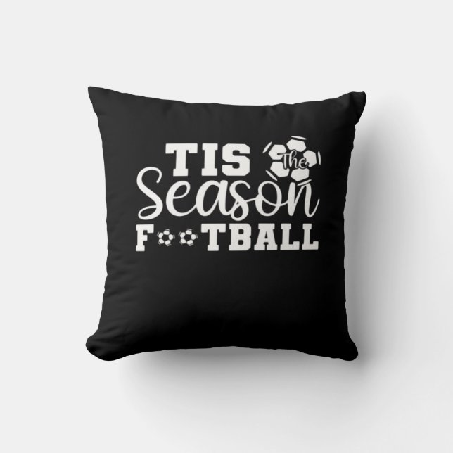 Coussin C'est la saison de football (Recto)