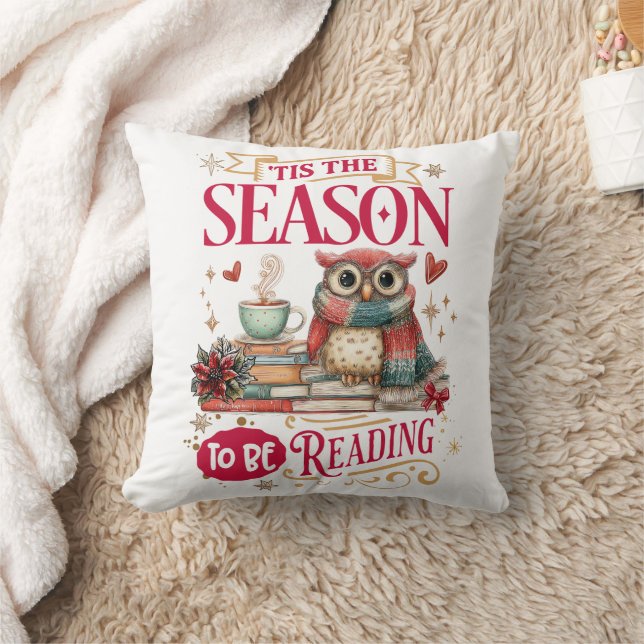 Coussin C'est la saison de lire  (Couverture)