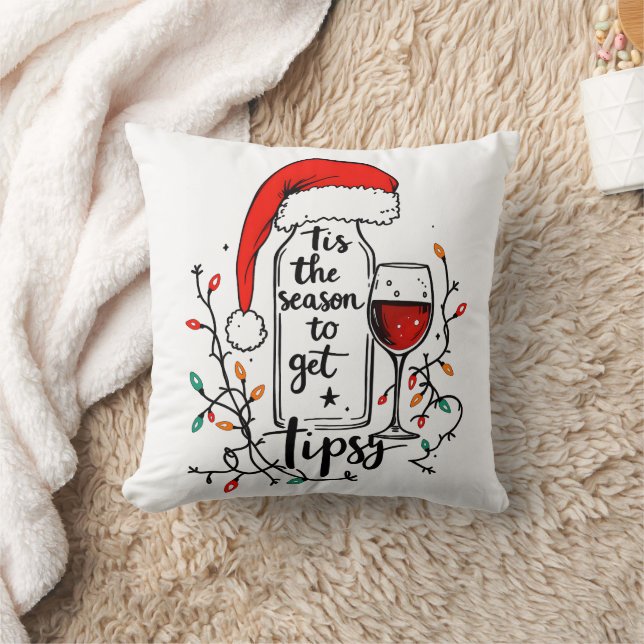 Coussin C'est la saison de se soûler  (Couverture)