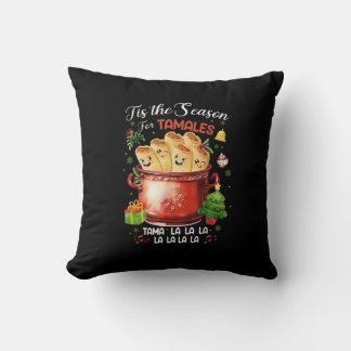 Coussin C'est la saison des tamales Noël nourriture mexica