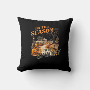 Coussin C'Est La Saison D'Être Éffrayant Automne Halloween