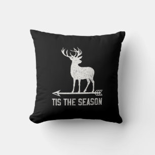 Coussin C'est la saison drôle de chasse au cerf