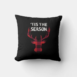 Coussin C'Est La Saison Drôle Noël Buck Deer Men