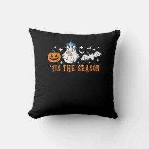 Coussin C'Est La Saison Football Halloween Citrouille Éffr