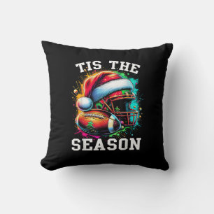 Coussin C'Est La Saison Football Maman Noël Santa Hat Co