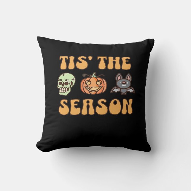 Coussin C'Est La Saison Halloween (Recto)