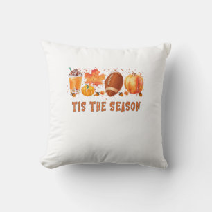Coussin C'Est La Saison Leopard Football Halloween Automne