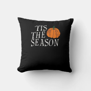 Coussin C'est la saison Mignon citrouille d'Halloween