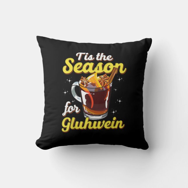 Coussin C'Est La Saison Pour Gluhwein Spiced Mulled Wine L (Recto)