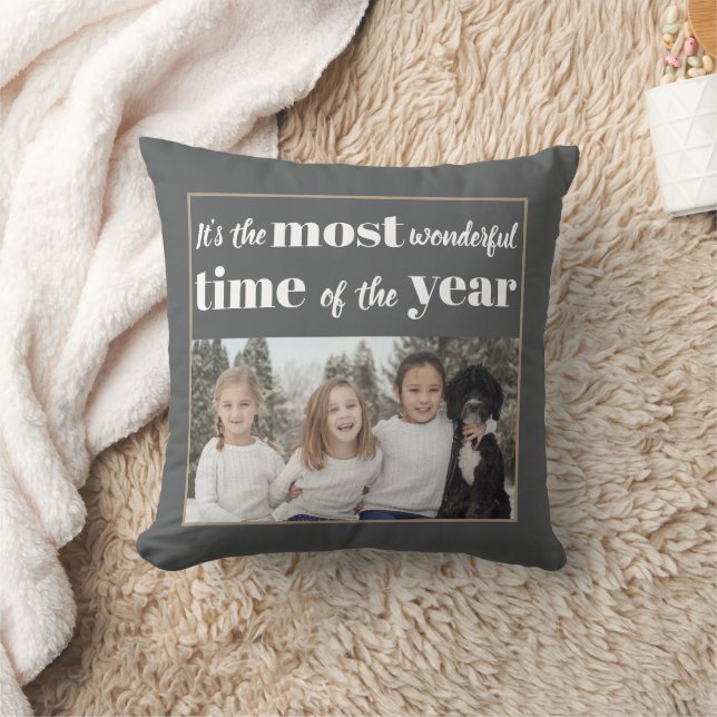 Coussin C'est le moment le plus merveilleux de l'année ! P (Couverture)