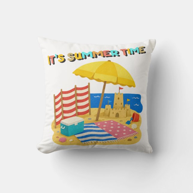 Coussin c'est l'été (Recto)