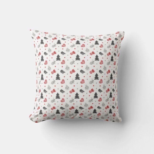 Coussin C'est l'heure de Noël (Recto)
