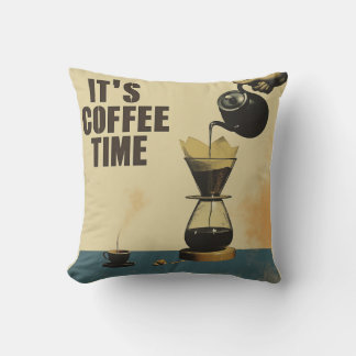 Coussin C'est l'heure du café