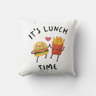 Coussin C'est l'heure du déjeuner