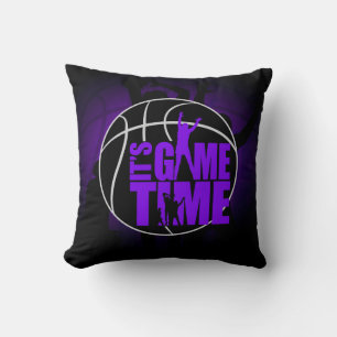Coussin C'est l'heure du jeu - violet