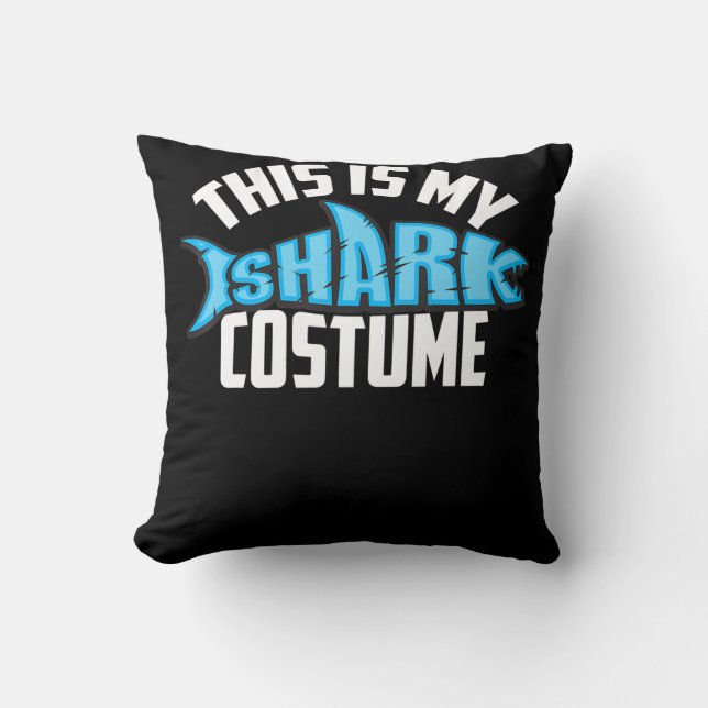 Coussin C'Est Mon Costume De Requin Sea Creatme (Recto)