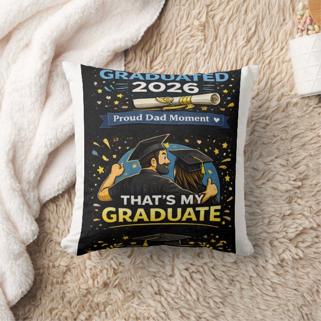 Coussin C'est mon diplômé (Couverture)