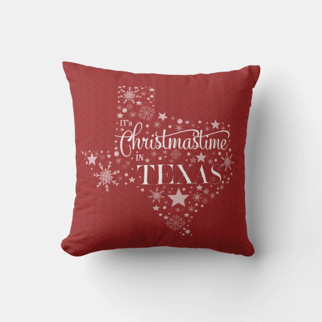 Coussin C'est Noël au Texas (Recto)