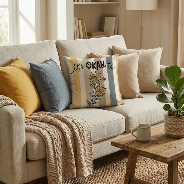 Coussin C'est Okay De Faire Des Erreurs (Créateur téléchargé)