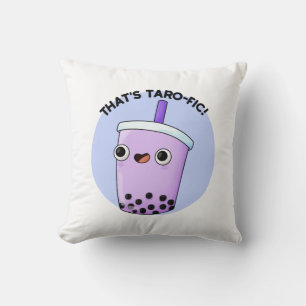 Coussin C'est Taroffic Funny Boba Tea Pun