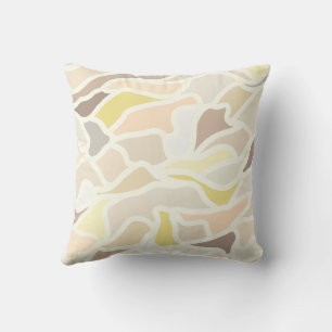 Coussin C'est un motif abstrait géométrique en ivoire