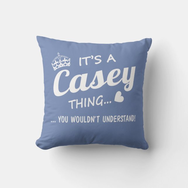 Coussin C'est une chose de CASEY (Recto)