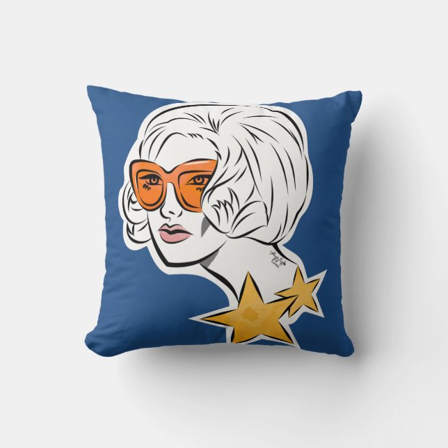 Coussin C'est une Star Retro Style (Recto)