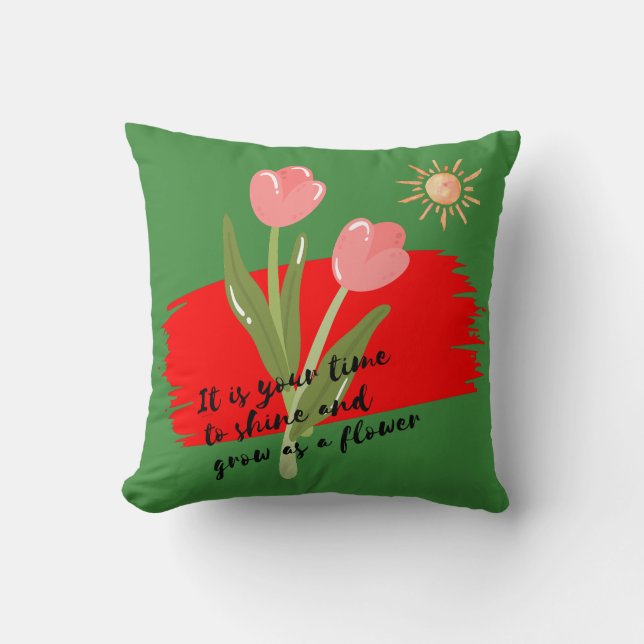 Coussin C'est votre moment (Recto)