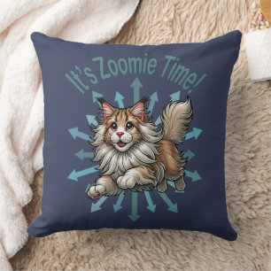 Coussin C'est Zoomie Time Maine Coon Cat