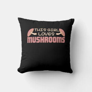 Coussin Cette Fille Aime Les Champignons