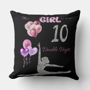 Coussin Cette Fille Est Maintenant 10 Double Chiffres Gymn