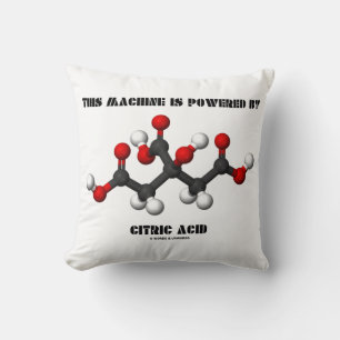 Coussin Cette Machine Est Alimentée Par La Chimie Citrique