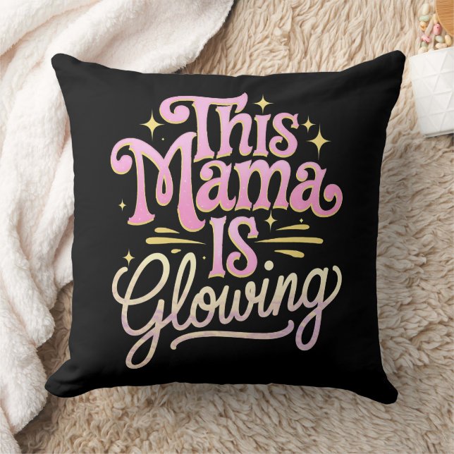 Coussin Cette Maman Rayonne Maman Fête des Mères (Couverture)