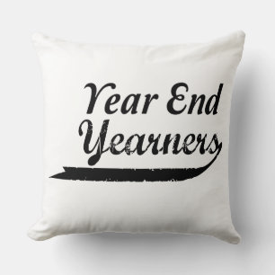 Coussin ceux qui regrettent la fin d'année