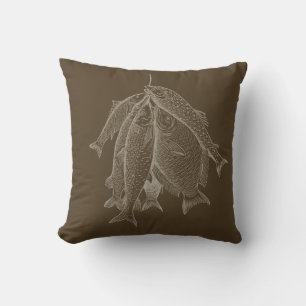 Coussin Chaîne De Poisson
