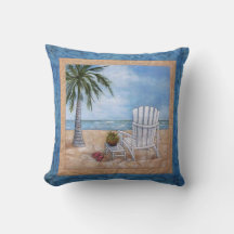 Chaise d'Adirondak sur la plage de Wrightsville