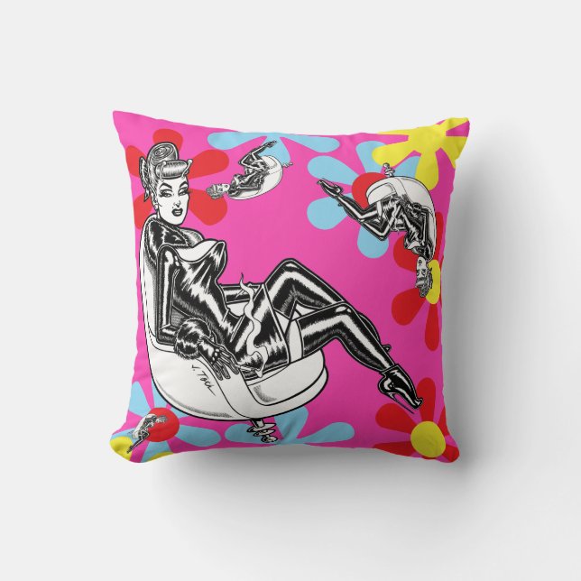 Coussin Chaise Vana DeVinyl™/Astro (Recto)