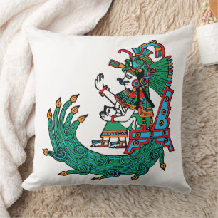 Coussin Chalchiuhtlicue – Déesse des eaux courantes