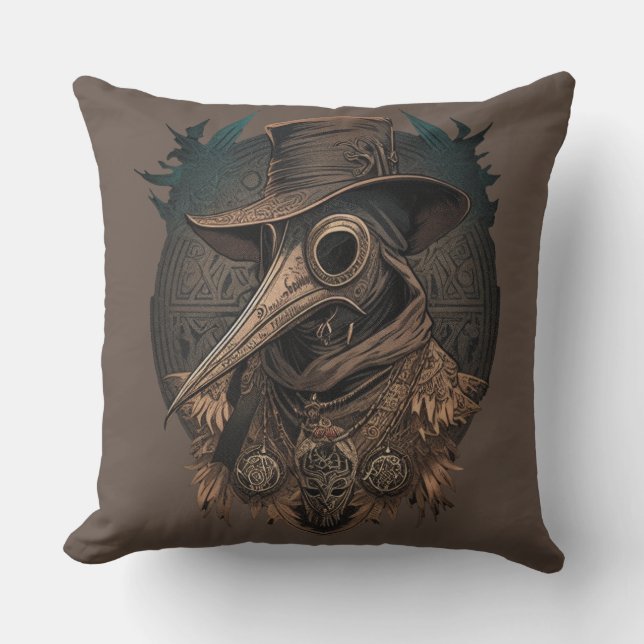 Coussin Chaman Doctor Plaga (Recto)