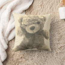 Chambre de bébé avec ours en peluche vintage de co
