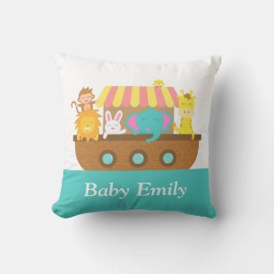 Coussin Chambre de bébé, Nounours, Animaux mignons, Arche 