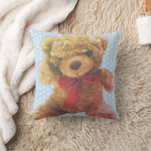 Chambre de Nounours Bleu Clair Vintage Adorable